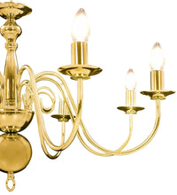 Kronleuchter Golden für 8 x E14 Glühbirnen