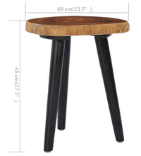 Couchtisch 40 x 45 cm Teak Massiv