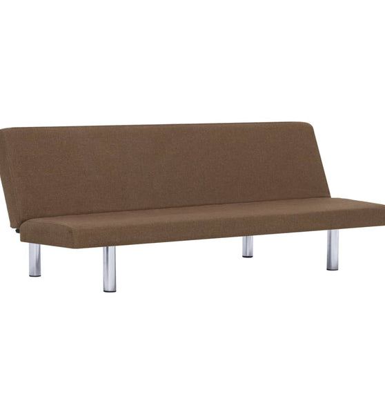 Schlafsofa Braun Polyester