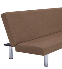 Schlafsofa Braun Polyester