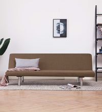 Schlafsofa Braun Polyester