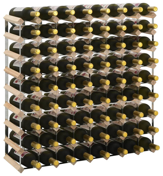 Weinregal für 72 Flaschen Massivholz Kiefer