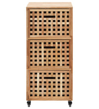 Badschrank 41x41x91 cm Massivholz Walnuss
