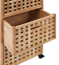 Badschrank 41x41x91 cm Massivholz Walnuss