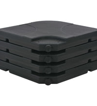 Sonnenschirm mit Tragbarem Sonnenschirmständer Sandweiß