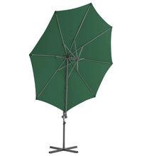 Sonnenschirm mit Tragbarem Sonnenschirmständer Grün