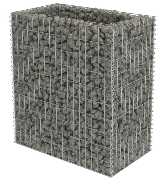 Gabionen-Hochbeet Verzinkter Stahl 90×50×100 cm
