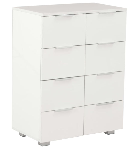 Sideboard Hochglanz-Weiß 60x35x80 cm Holzwerkstoff