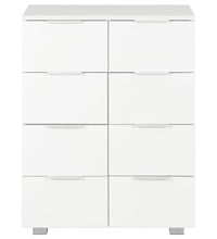 Sideboard Hochglanz-Weiß 60x35x80 cm Holzwerkstoff