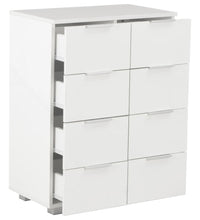 Sideboard Hochglanz-Weiß 60x35x80 cm Holzwerkstoff
