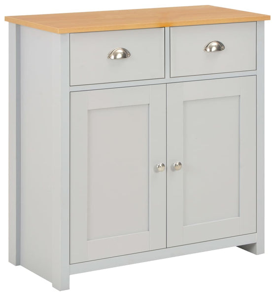 Sideboard Grau vidaXL Sideboard Grau 79 x 35 x 81 cm