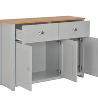 Sideboard Grau 112x35x81 cm