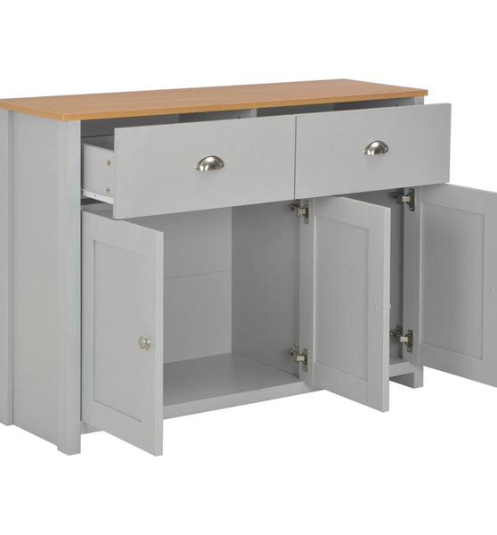 Sideboard Grau 112x35x81 cm