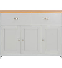 Sideboard Grau 112x35x81 cm