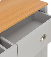 Sideboard Grau 112x35x81 cm