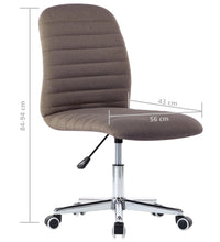Esszimmerstühle 2 Stk. Taupe Stoff