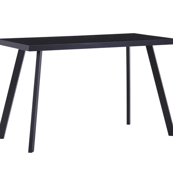 Esstisch Schwarz 120 x 60 x 75 cm Hartglas