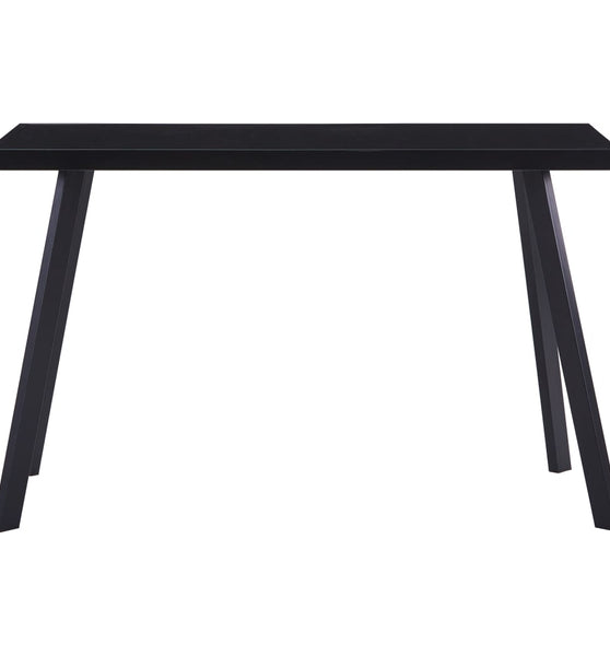 Esstisch Schwarz 120 x 60 x 75 cm Hartglas