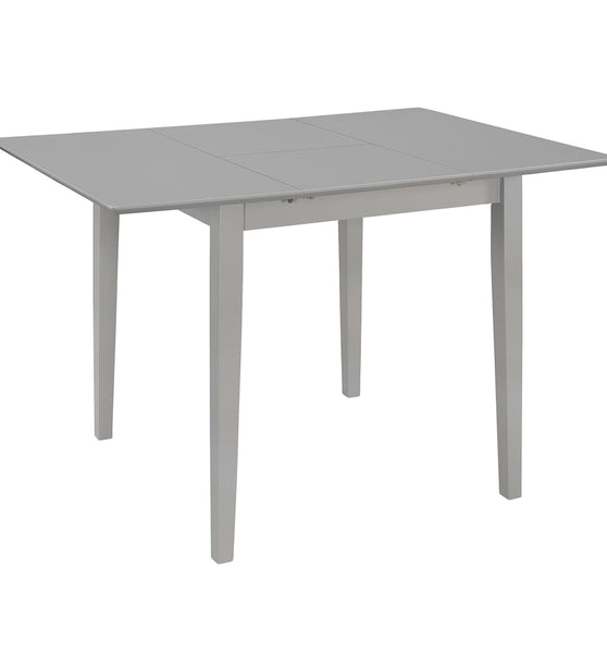 5-tlg. Essgruppe MDF Grau