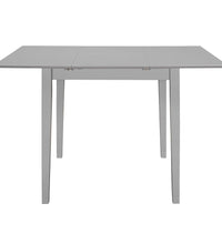 5-tlg. Essgruppe MDF Grau