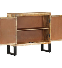 Sideboard 80 x 30 x 76 cm Massivholz Mango