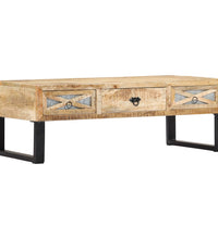 Couchtisch 110 x 50 x 38 cm Massivholz Mango