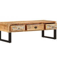 Couchtisch 110 x 50 x 38 cm Massivholz Mango