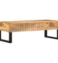 Couchtisch 110 x 50 x 38 cm Massivholz Mango