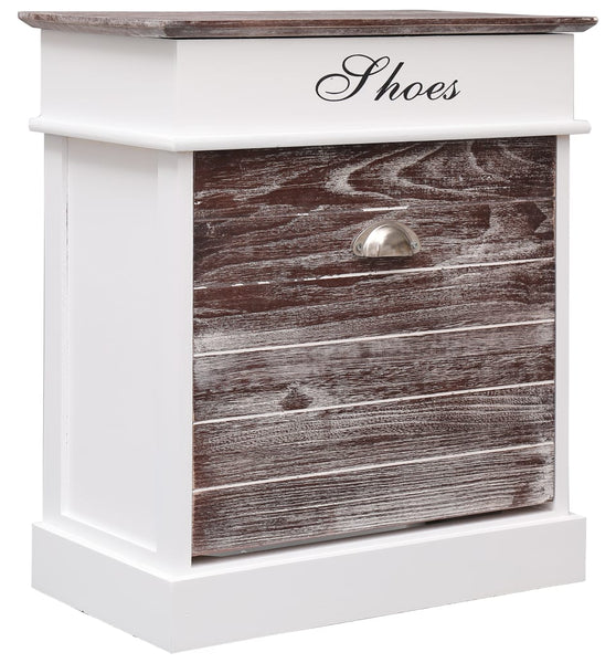 Schuhschrank Braun 50 x 28 x 58 cm Paulownia Holz