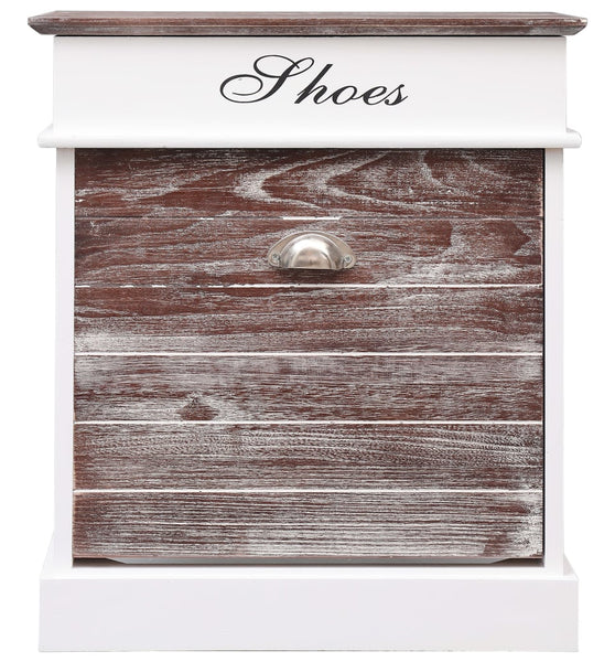 Schuhschrank Braun 50 x 28 x 58 cm Paulownia Holz