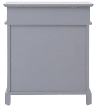 Schuhschrank Grau 50 x 28 x 58 cm Paulownia Holz