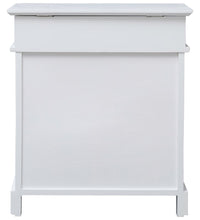 Schuhschrank Weiß 50 x 28 x 58 cm Paulownia Holz