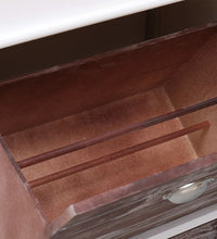 Schuhschrank Braun 50 x 28 x 98 cm Paulownia Holz