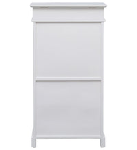 Schuhschrank Weiß 50 x 28 x 98 cm Paulownia Holz