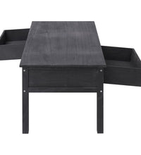 Couchtisch Schwarz 100×50×45 cm Holz