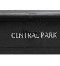 Couchtisch Schwarz 100×50×45 cm Holz