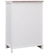 Sideboard mit 10 Schubladen Braun 113x30x79 cm Holz