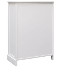 Sideboard mit 10 Schubladen Weiß 113x30x79 cm Holz