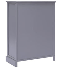 Sideboard mit 10 Schubladen Grau 113x30x79 cm Holz