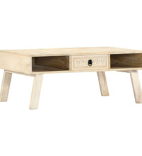 Couchtisch 100×60×40 cm Mango Massivholz