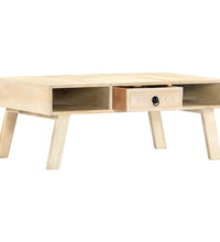 Couchtisch 100×60×40 cm Mango Massivholz