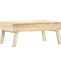 Couchtisch 100×60×40 cm Mango Massivholz
