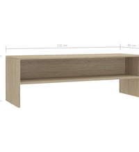 TV-Schrank Sonoma-Eiche 120x40x40 cm Holzwerkstoff