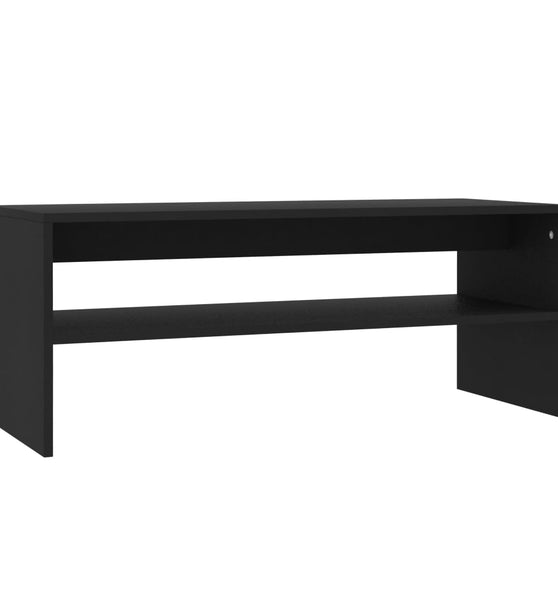 Couchtisch Schwarz 100x40x40 cm Holzwerkstoff