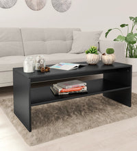 Couchtisch Schwarz 100x40x40 cm Holzwerkstoff