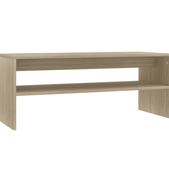 Couchtisch Sonoma-Eiche 100x40x40 cm Holzwerkstoff