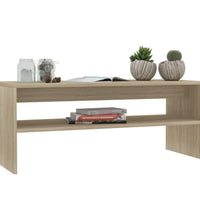Couchtisch Sonoma-Eiche 100x40x40 cm Holzwerkstoff