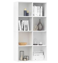 Bücherregal/Sideboard Weiß 66×30×130 cm Holzwerkstoff