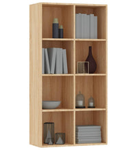Bücherregal/Sideboard Sonoma-Eiche 66×30×130 cm Holzwerkstoff