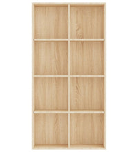 Bücherregal/Sideboard Sonoma-Eiche 66×30×130 cm Holzwerkstoff